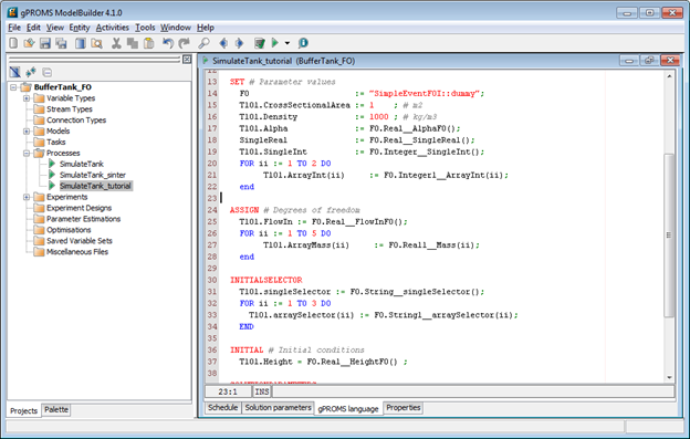 Setting up Input Variables