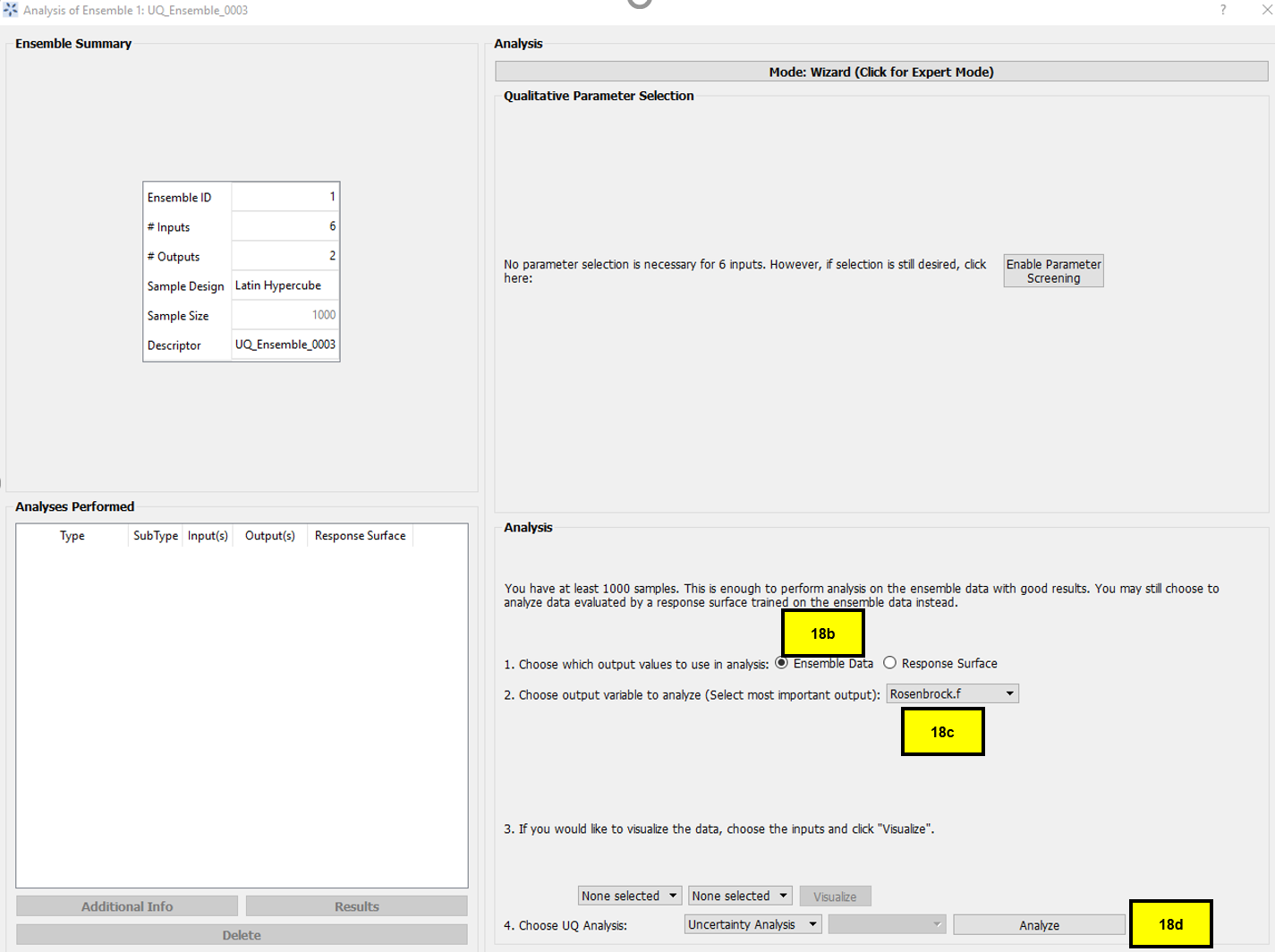 Simulation Ensemble Analysis