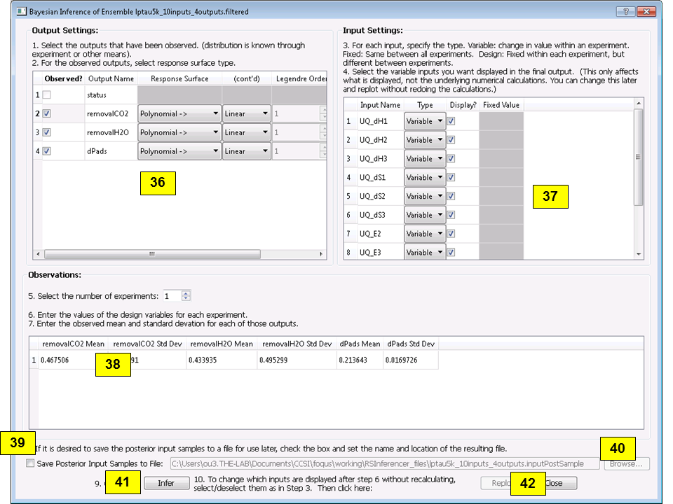 Bayesian Inference Dialog