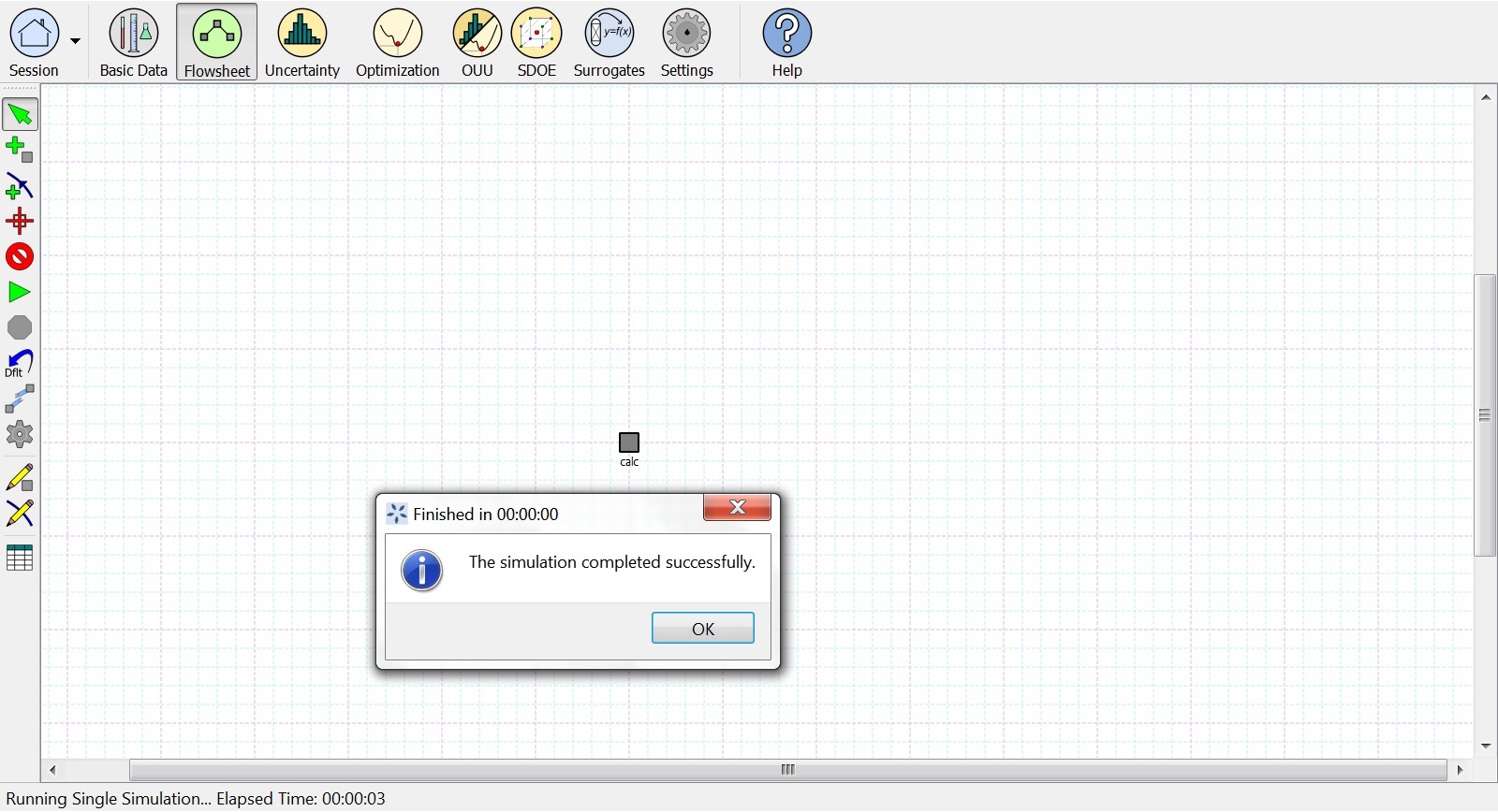 Example of Running the Flowsheet with Remote Turbine